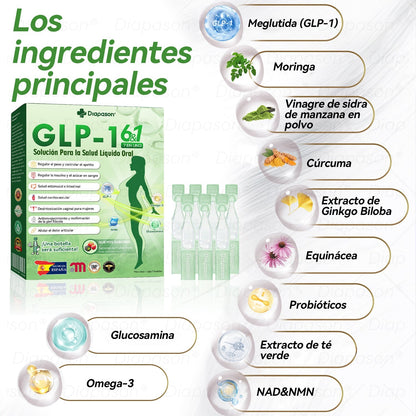 Tienda Oficial | 𝐃𝒊𝓪𝐩𝓪𝙨𝐨𝒏® Ｇ𝖫𝑃-𝟏 𝑆𝑖𝑒𝑡𝑒 𝑒𝑛 𝑢𝑛𝑜 𝑆𝑜𝑙𝑢𝑐𝑖ó𝑛 𝑃𝑎𝑟𝑎 𝑙𝑎 𝑆𝑎𝑙𝑢𝑑 𝐿í𝑞𝑢𝑖𝑑𝑜 𝑂𝑟𝑎𝑙）(Solo una vez al día, cambios visibles en 7 días) Para obesidad, salud cardiovascular, diabetes, apnea del sueño, salud intestinal, problemas articulares y más