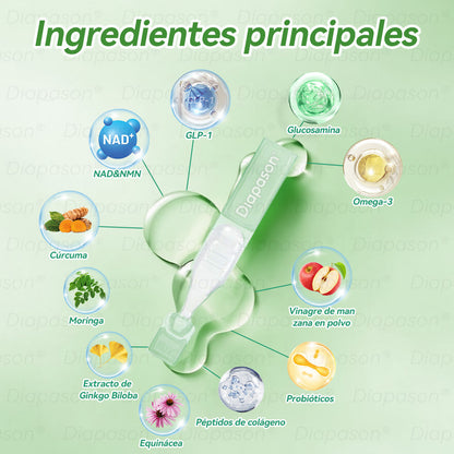 Tienda Oficial | 𝐃𝒊𝓪𝐩𝓪𝙨𝐨𝒏®🌼💖Ｇ𝖫𝑃-𝟏 𝑆𝑖𝑒𝑡𝑒 𝑒𝑛 𝑢𝑛𝑜 𝑆𝑜𝑙𝑢𝑐𝑖ó𝑛 𝑃𝑎𝑟𝑎 𝑙𝑎 𝑆𝑎𝑙𝑢𝑑 𝐿í𝑞𝑢𝑖𝑑𝑜 𝑂𝑟𝑎𝑙）(Solo una vez al día, cambios visibles en 7 días) Para obesidad, salud cardiovascular, diabetes, apnea del sueño, salud intestinal, problemas articulares y más