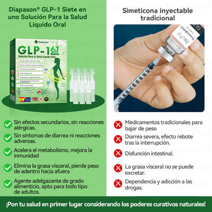 Tienda Oficial | 𝐃𝒊𝓪𝐩𝓪𝙨𝐨𝒏®🌼💖Ｇ𝖫𝑃-𝟏 𝑆𝑖𝑒𝑡𝑒 𝑒𝑛 𝑢𝑛𝑜 𝑆𝑜𝑙𝑢𝑐𝑖ó𝑛 𝑃𝑎𝑟𝑎 𝑙𝑎 𝑆𝑎𝑙𝑢𝑑 𝐿í𝑞𝑢𝑖𝑑𝑜 𝑂𝑟𝑎𝑙）(Solo una vez al día, cambios visibles en 7 días) Para obesidad, salud cardiovascular, diabetes, apnea del sueño, salud intestinal, problemas articulares y más