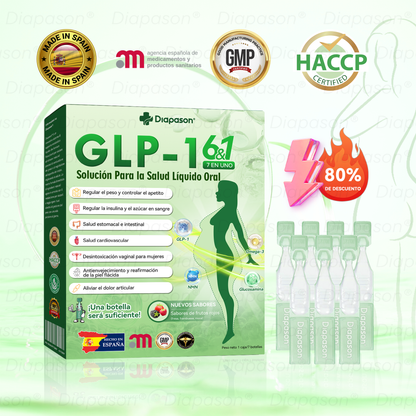 Tienda Oficial | 𝐃𝒊𝓪𝐩𝓪𝙨𝐨𝒏®🌼💖Ｇ𝖫𝑃-𝟏 𝑆𝑖𝑒𝑡𝑒 𝑒𝑛 𝑢𝑛𝑜 𝑆𝑜𝑙𝑢𝑐𝑖ó𝑛 𝑃𝑎𝑟𝑎 𝑙𝑎 𝑆𝑎𝑙𝑢𝑑 𝐿í𝑞𝑢𝑖𝑑𝑜 𝑂𝑟𝑎𝑙）(Solo una vez al día, cambios visibles en 7 días) Para obesidad, salud cardiovascular, diabetes, apnea del sueño, salud intestinal, problemas articulares y más