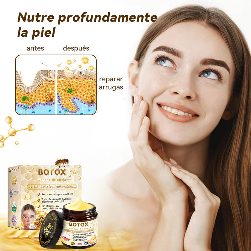 Universidad de Barcelona Oficial: 𝐒𝐩𝐳𝐯®𝐁𝐎𝐓𝐎𝐗 𝐕𝐞𝐧𝐞𝐧𝐨 𝐝𝐞 𝐚𝐛𝐞𝐣𝐚 𝐂𝐫𝐞𝐦𝐚 𝐝𝐞 𝐭𝐫𝐚𝐭𝐚𝐦𝐢𝐞𝐧𝐭𝐨 𝐜𝐮𝐭á𝐧𝐞𝐨, Hidratación, reparación de la piel, uniformización del tono, tratamiento del acné y manchas oscuras, eliminación de verrugas y lunares, alivio de la psoriasis