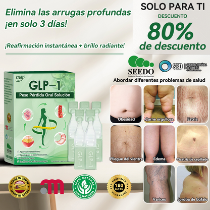 Recomendado por Universidad de Barcelona, España | Tienda oficial | 🐮𝑆𝑇𝐷𝐸𝐼® 𝐺𝐿𝑃-1  𝑃𝑒𝑠𝑜 𝑃é𝑟𝑑𝑖𝑑𝑎 𝑂𝑟𝑎𝑙 𝑆𝑜𝑙𝑢𝑐𝑖ó𝑛 - 👨‍⚕️ 𝑂𝑏𝑒𝑠𝑖𝑑𝑎𝑑, 𝑒𝑛𝑓𝑒𝑟𝑚𝑒𝑑𝑎𝑑𝑒𝑠 𝑐𝑎𝑟𝑑𝑖𝑜𝑣𝑎𝑠𝑐𝑢𝑙𝑎𝑟𝑒𝑠, 𝑑𝑖𝑎𝑏𝑒𝑡𝑒𝑠, 𝑎𝑝𝑛𝑒𝑎 𝑑𝑒𝑙 𝑠𝑢𝑒ñ𝑜, 𝑝𝑟𝑜𝑏𝑙𝑒𝑚𝑎𝑠 𝑎𝑟𝑡𝑖𝑐𝑢𝑙𝑎𝑟𝑒𝑠 𝑦 𝑚á𝑠