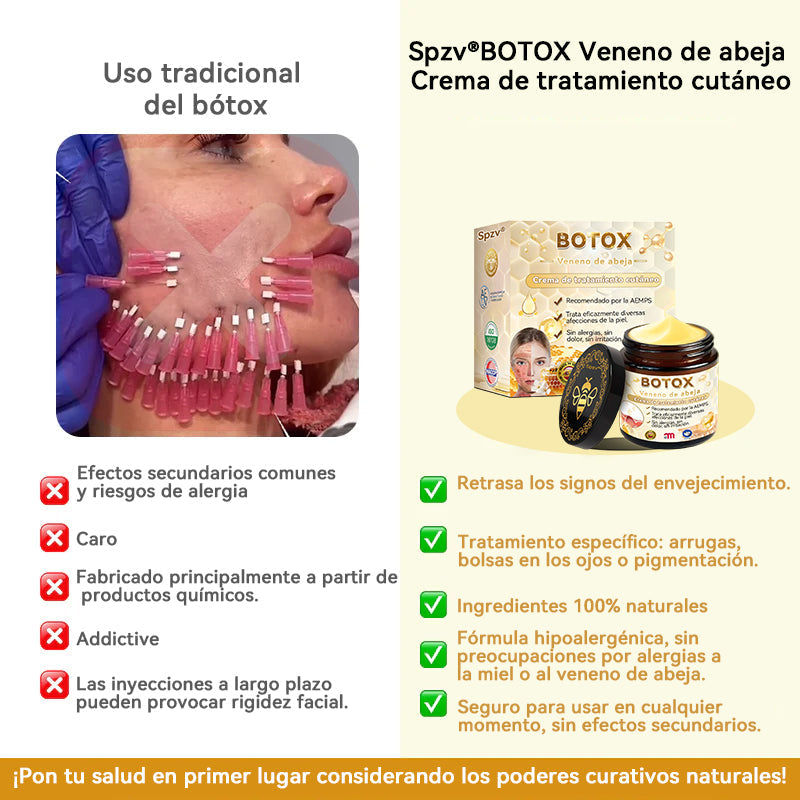 Universidad de Barcelona Oficial: 𝐒𝐩𝐳𝐯®𝐁𝐎𝐓𝐎𝐗 𝐕𝐞𝐧𝐞𝐧𝐨 𝐝𝐞 𝐚𝐛𝐞𝐣𝐚 𝐂𝐫𝐞𝐦𝐚 𝐝𝐞 𝐭𝐫𝐚𝐭𝐚𝐦𝐢𝐞𝐧𝐭𝐨 𝐜𝐮𝐭á𝐧𝐞𝐨, Hidratación, reparación de la piel, uniformización del tono, tratamiento del acné y manchas oscuras, eliminación de verrugas y lunares, alivio de la psoriasis